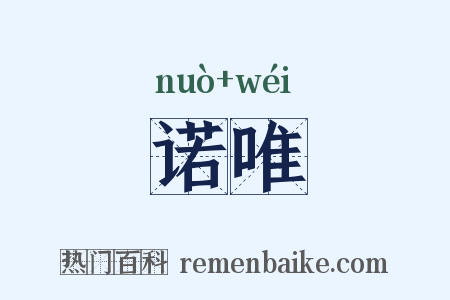 诺唯是什么意思的图片